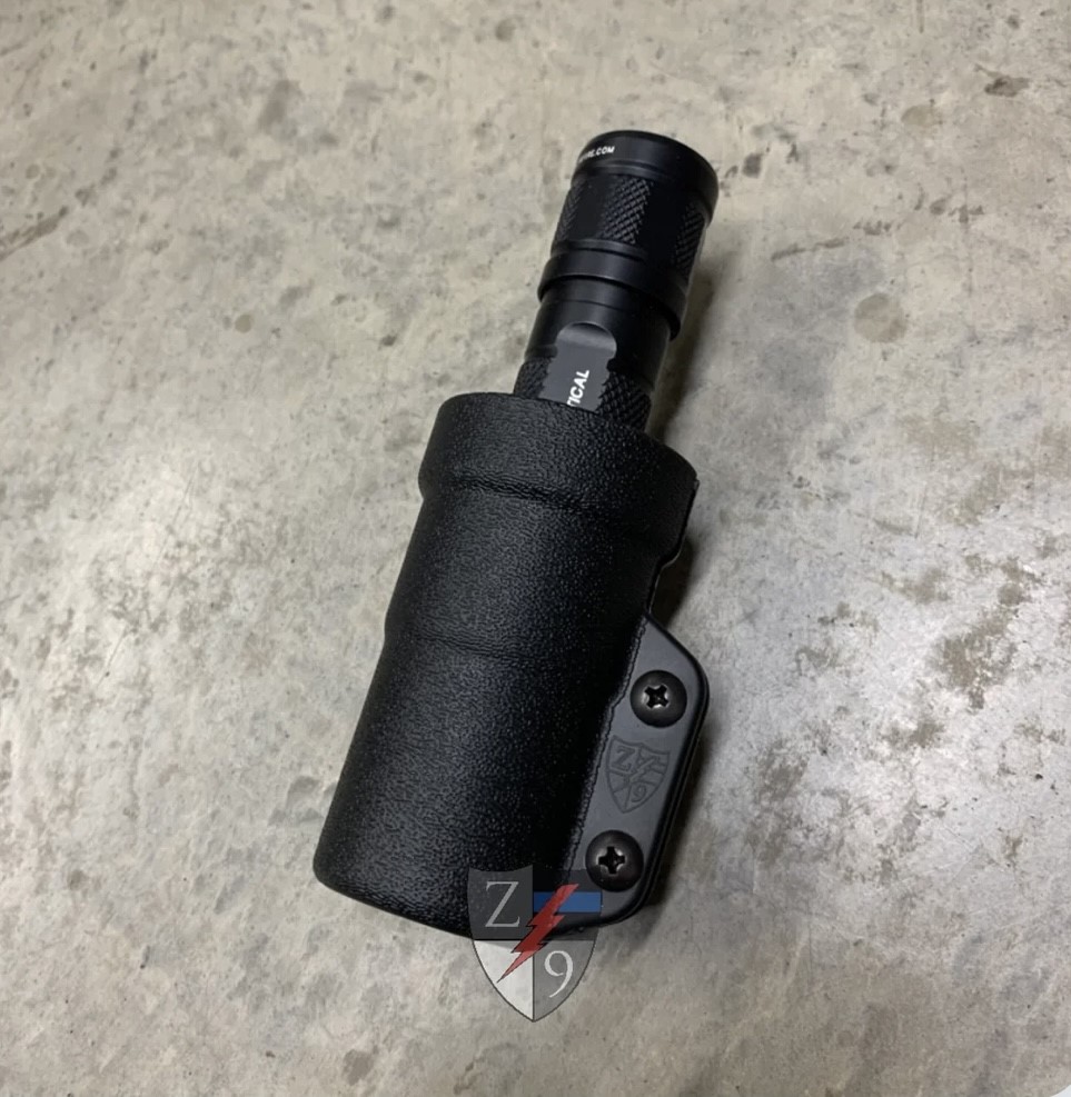 Zero9 Holsters Flashlight Holder Bezel Down The Cape Cop Shop