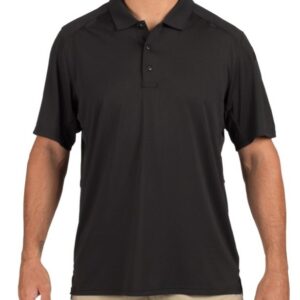 5.11 Tactical Black Helios Short Sleeve Polo (41192)